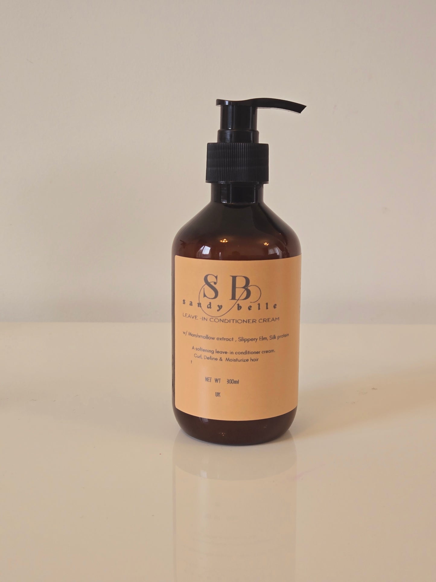 Crème revitalisante sans rinçage pour cheveux bouclés et huile de croissance