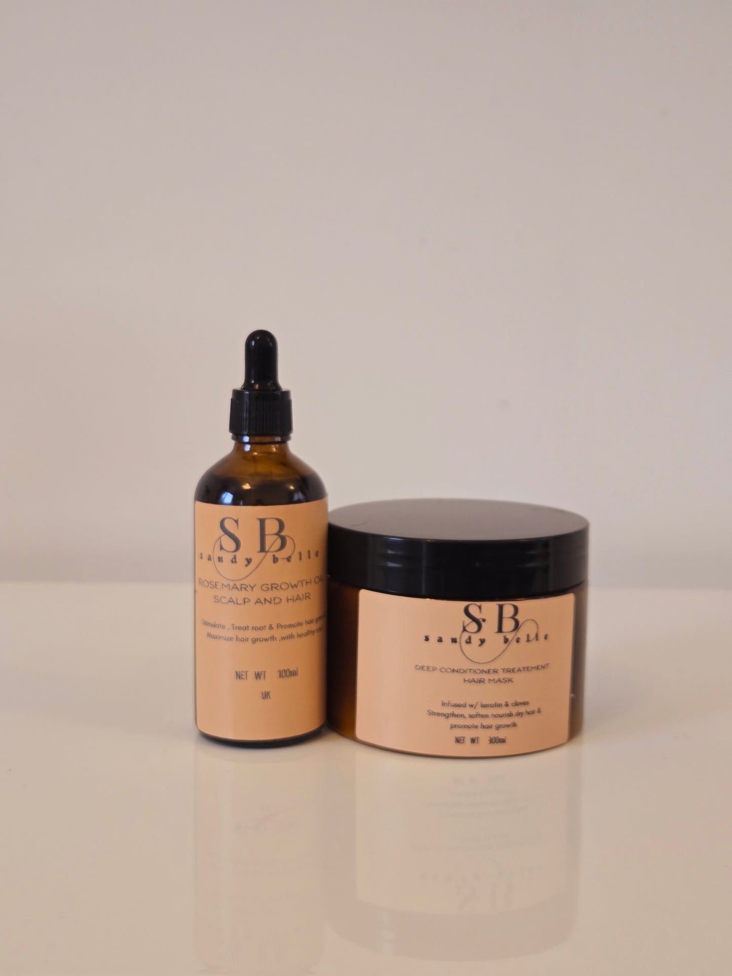 Deep conditioner Treatment and Growth oil