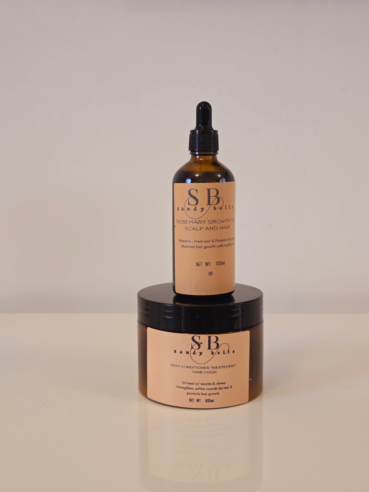 Deep conditioner Treatment and Growth oil