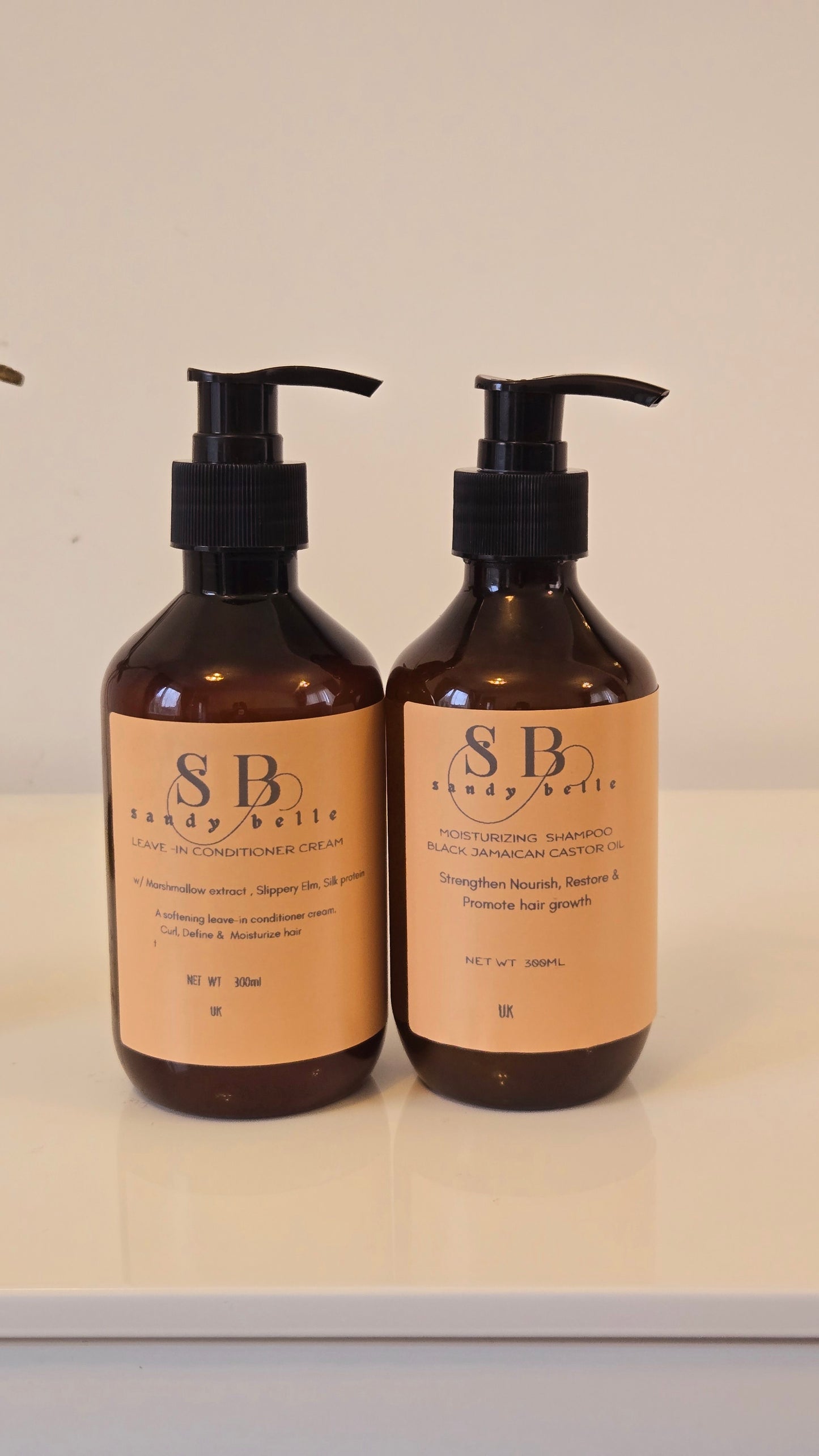Shampoing hydratant et crème revitalisante sublimatrice de boucles