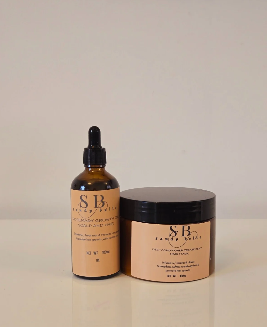 Deep conditioner Treatment and Growth oil